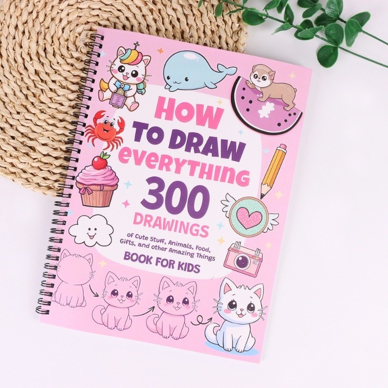 300 Cute Step-by-Step Simple Drawings How to Draw Anything for Painting ...