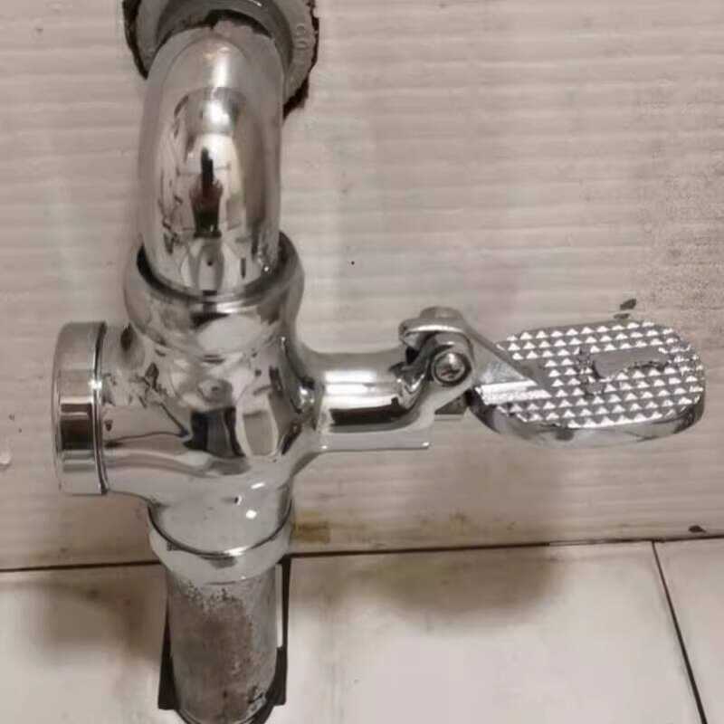 Pedal Foot Step Type Defecation Flush Valve Switch Squat Pit Toilet ...