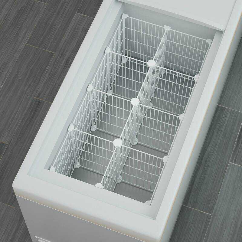 Freezer Internal Rack Supermarket Commercial Island Display Cabinet ...