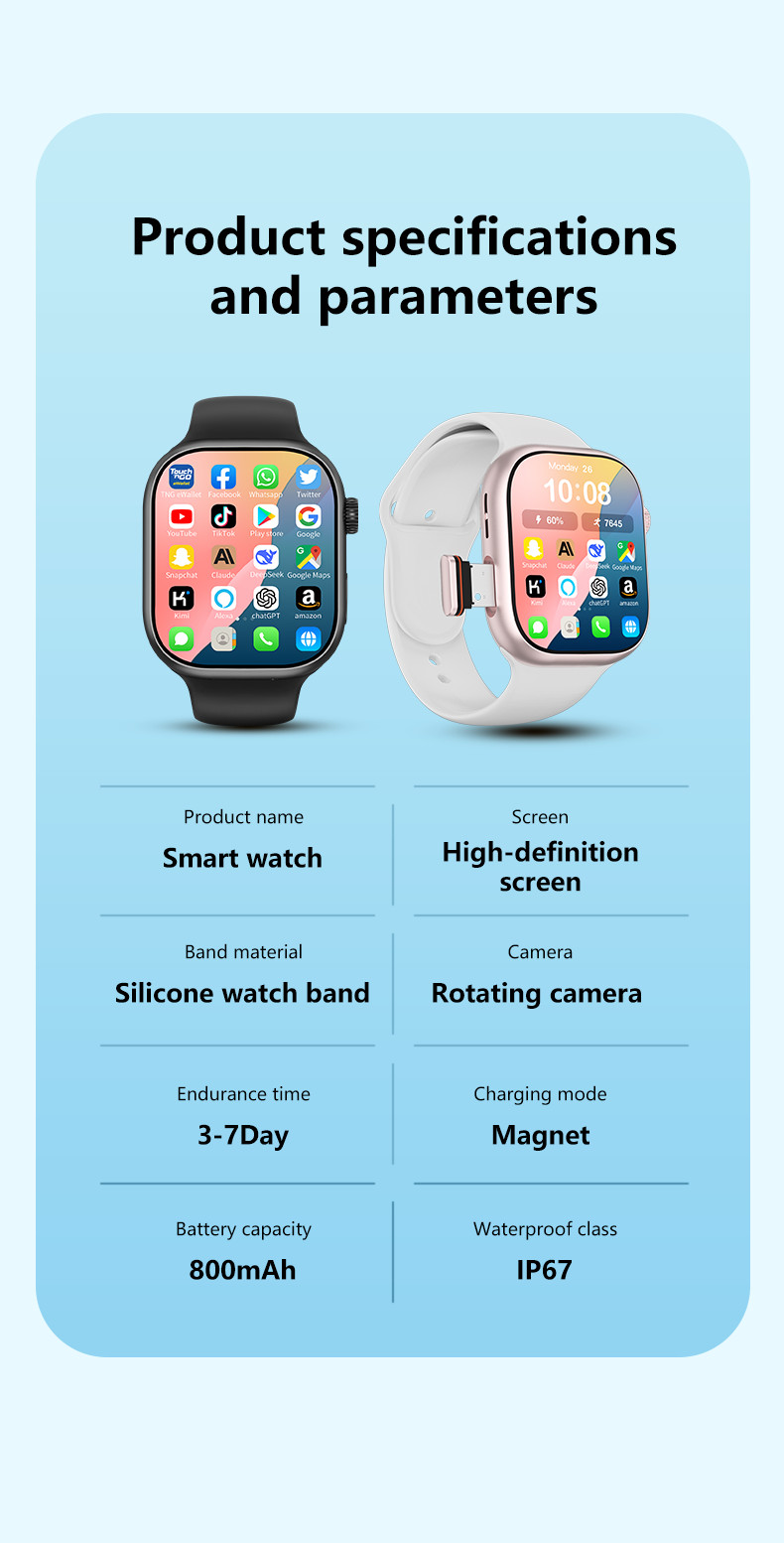 S11 Smart Watch With SIM Card slot And WiFi 5G Android M16 Cellular ...