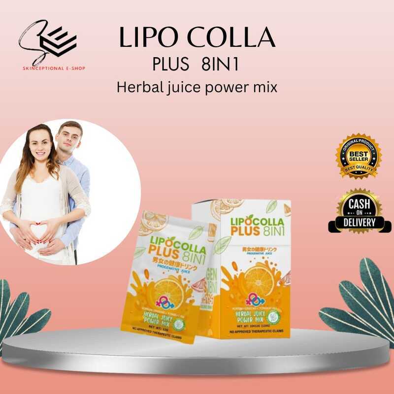 Lipo Colla Plus Slimming 8 in 1 Powdered Orange Juice Be Gorgeous 10 ...