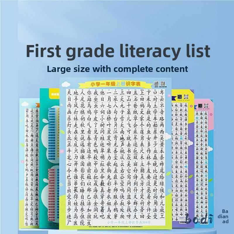 Learning Chart For Grade 1 & 2 - Chinese Pinyin, Early Education ...