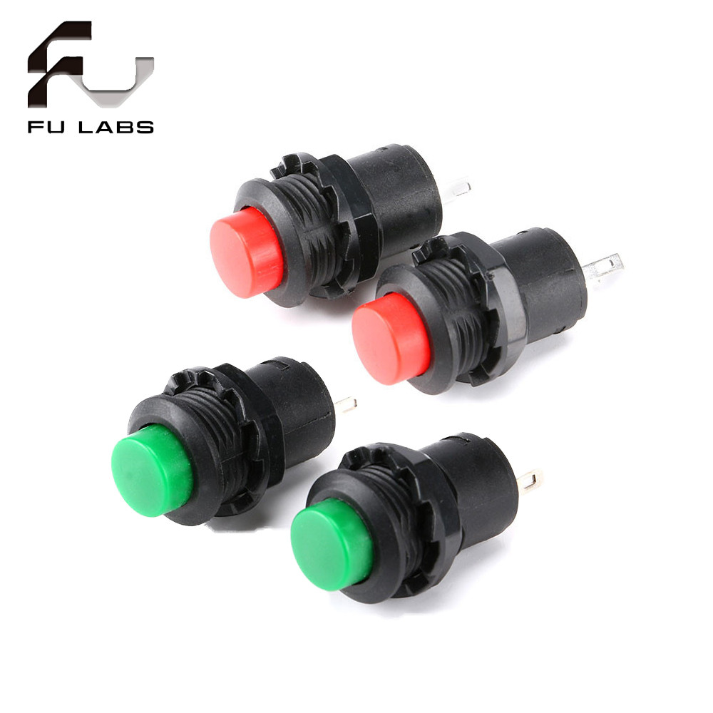 5Pcs Tombol Push Button On Off Switch Saklar Momentary 3A /125Vac 1.5A ...