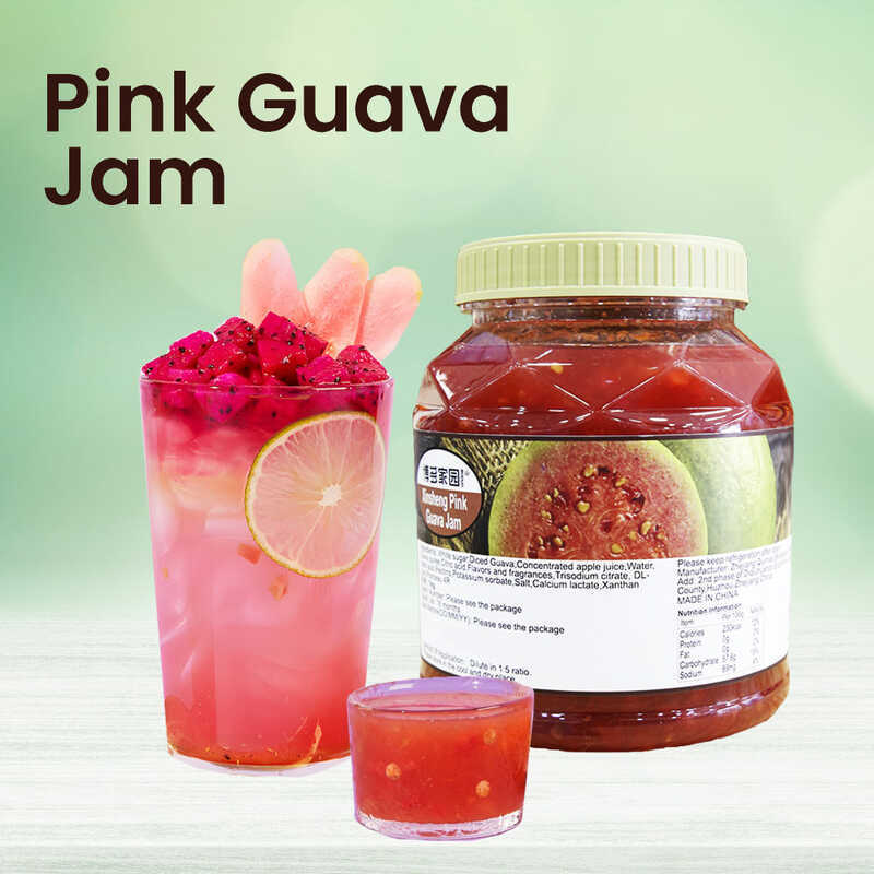 Pink Guava Jam /Sakura Flavored Jam 1Kg For Milk Tea Fruit Shake Frappe ...