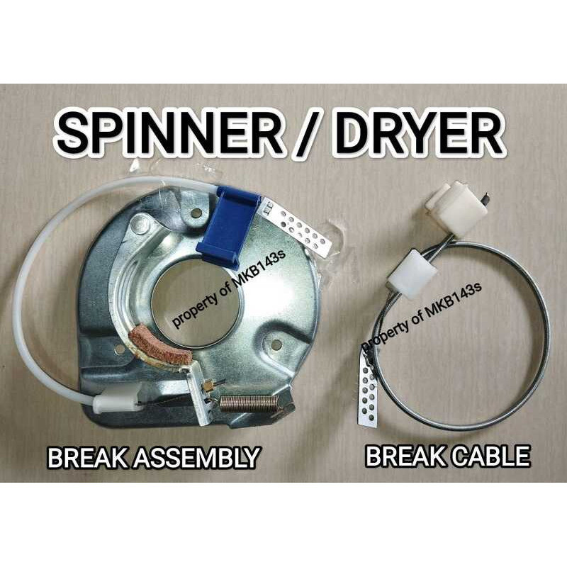 WASHING MACHINE Parts, Spinner/Dryer CABLE BREAK ASSEMBLY | Shopee ...
