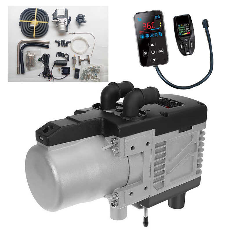 12V Car Pickup RV Water Heating Diesel Boiler Parking Heater Gasoline ...