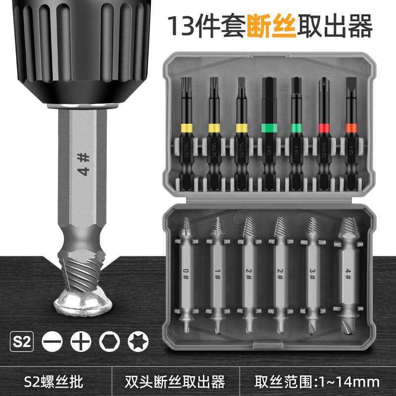 Multi-Function Screw Extractor Broken Wire Removal Tool Flathead ...