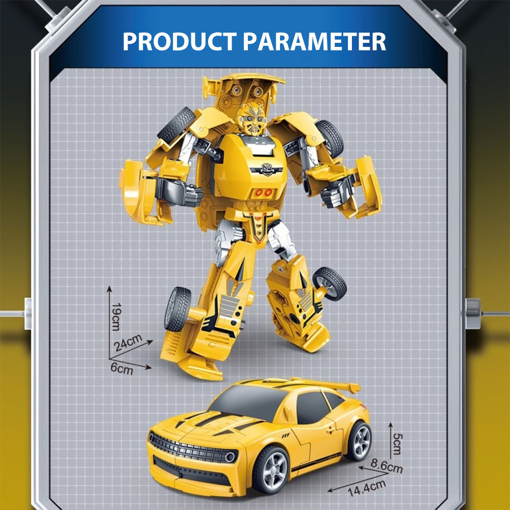 Building Transformable Prime Bumblebee Optimus Block Car Toy Kids Block ...