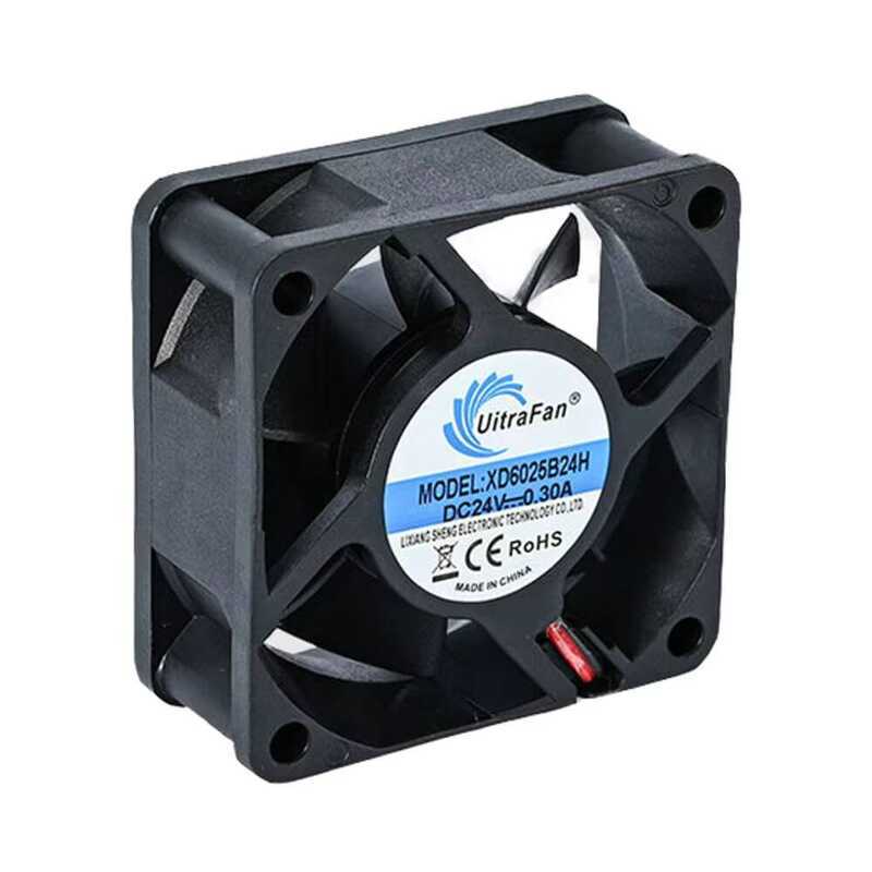 Mini Small Fan 60x60x25 DC Cooling Fan Silent 12V/24V Axial Ventilador ...