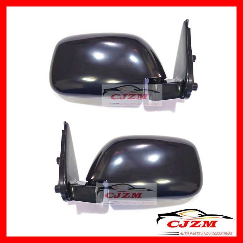 Chrome Mirror Cover Insert Trim – Pair For Toyota Hilux Pickup MK3 LN85 1989-1997 5 thumbnail image