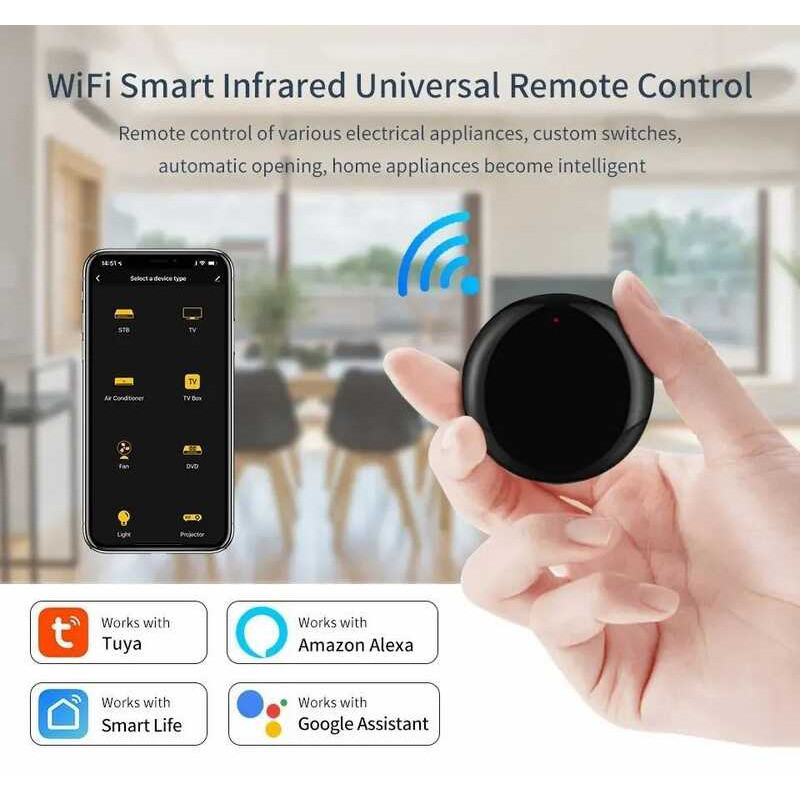 Tuya Wifi IR Control Smart Remote Universal Infrared Controller For Air ...