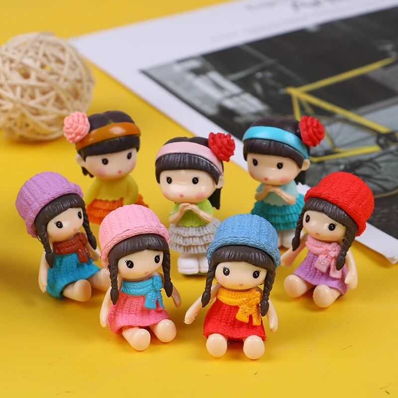 4Pc Mini Pretty Pure Girl Miniature Figurine Bonsai Decoration Latest ...