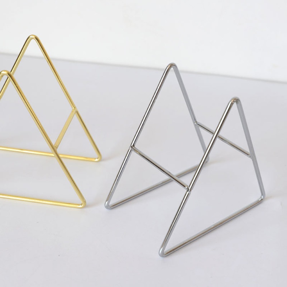【BIBI】Coaster Holder Stand Rack Dish Triangle Coasters Support Drink ...