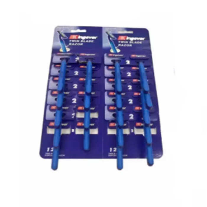 High Quality Cheap Disposable Kingever Razor Blue 24Pcs 3 | Shopee ...