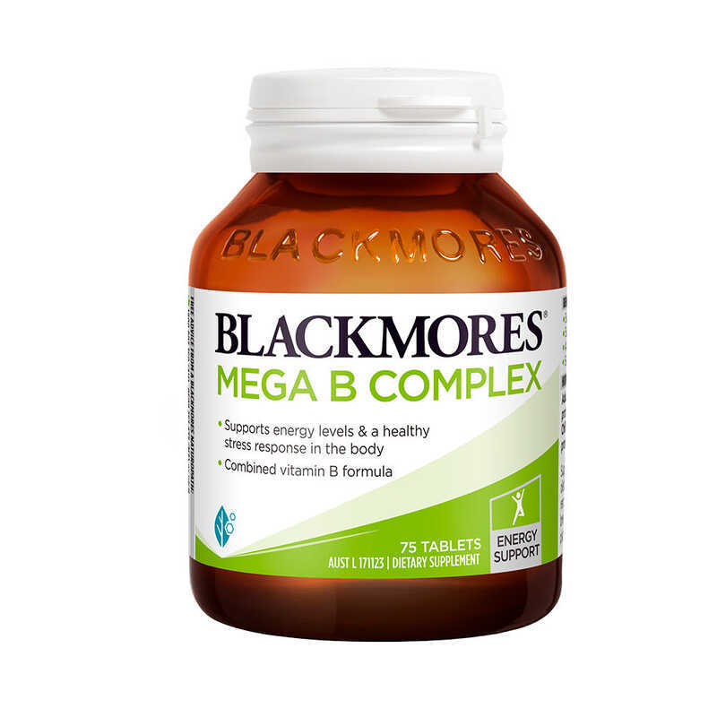COD Blackmores | High-Energy B-Complex Vitamins 75 Capsules | Shopee ...