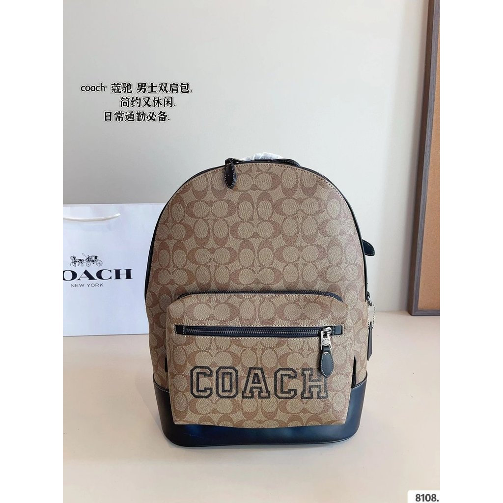 Coach Men's Backpack One-Shoulder Portable Men's Bag New Style G02O ...