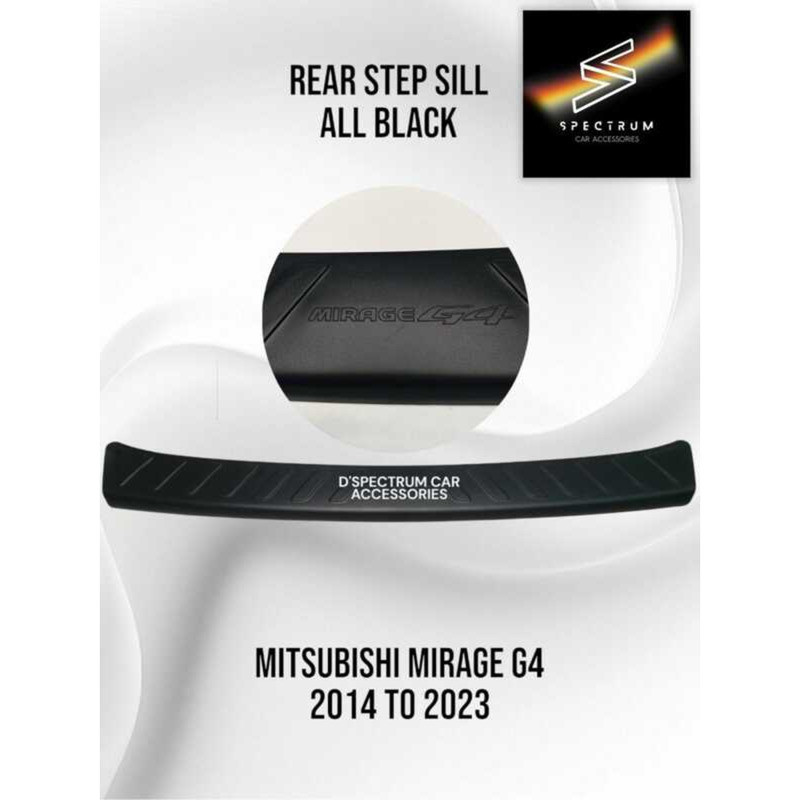 REAR STEP Sill/Rear BUMPER Guard/ MITSUBISHI MIRAGE G4 2014 TO 2023 ALL ...