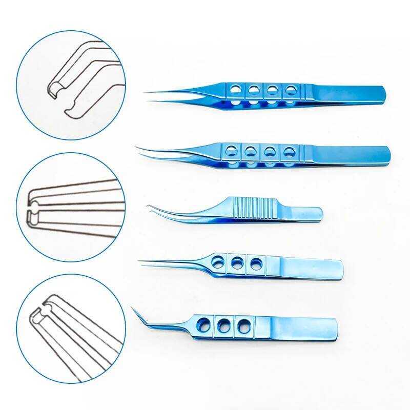 Titanium Pierse Colibri Corneal Forceps 0.25Mm With Notched Forceps ...