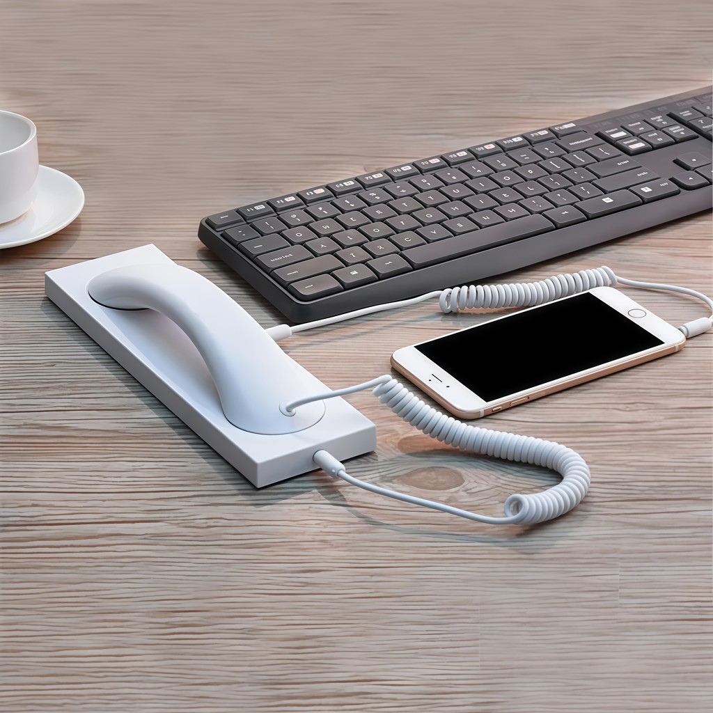 Deskphone Microphone - Ultra-Lightweight VOIP Handset with Exceptional ...