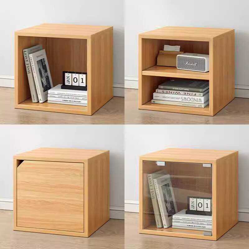 Desktop Storage Rack, Freely Combinable Grid Bookshelf, Small Single ...
