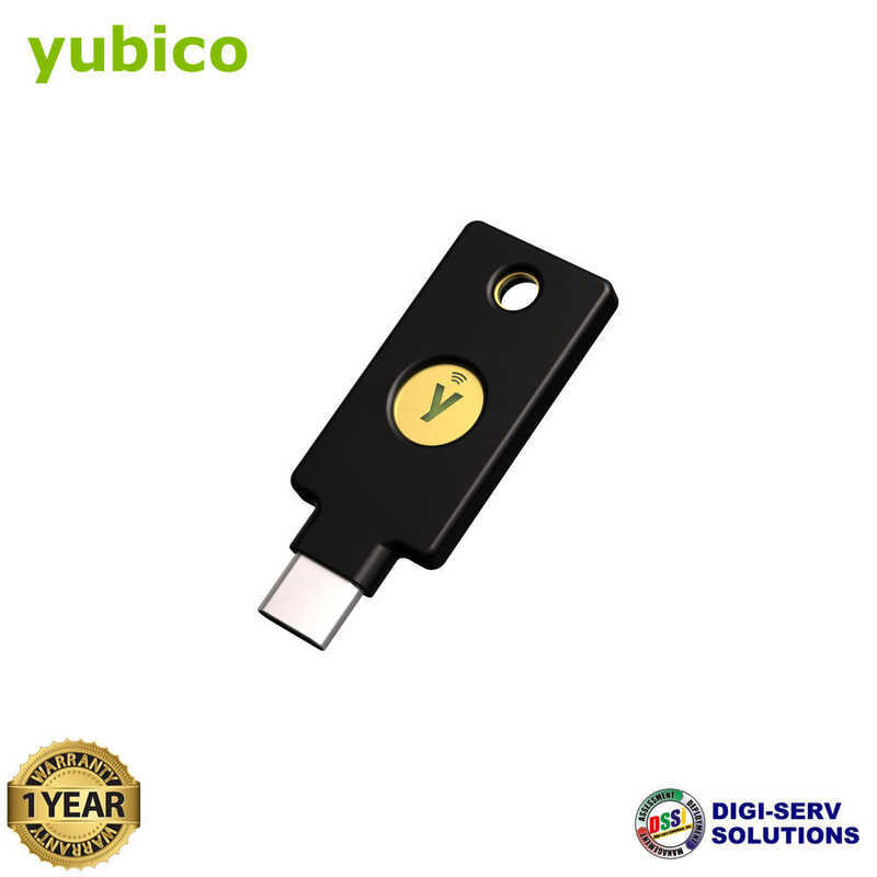 Yubico Yubikey 5C NFC Two-Factor Security Key (5060408462331) A8b ...