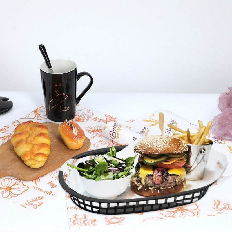 12*Food Serving Tray Basket Oval for Burger Unliwings Fries Nachos Rice ...