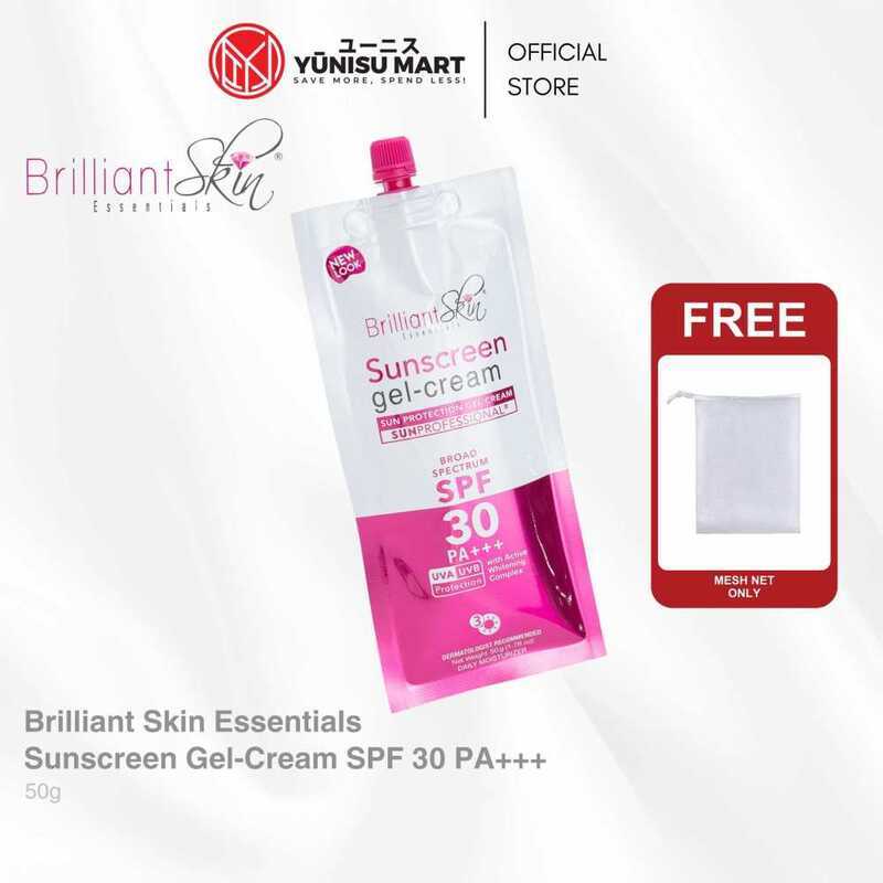 Brilliant Skin Sunscreen Gel Cream Broad Spectrum SPF 30 PA +++ BIG 50G ...
