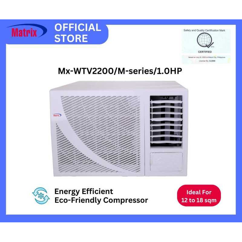 Matrix Lazmall Mx-Wtv2200 /1Hp FULL DC Inverter / M-Series/ Window Type ...