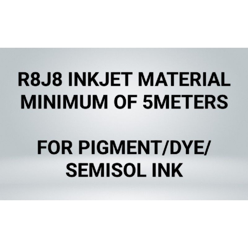 MIN OF 5M R8J8/NEXJET MATTE&GLOSSY STICKER VINYL (NOT WATERPROOF and ...
