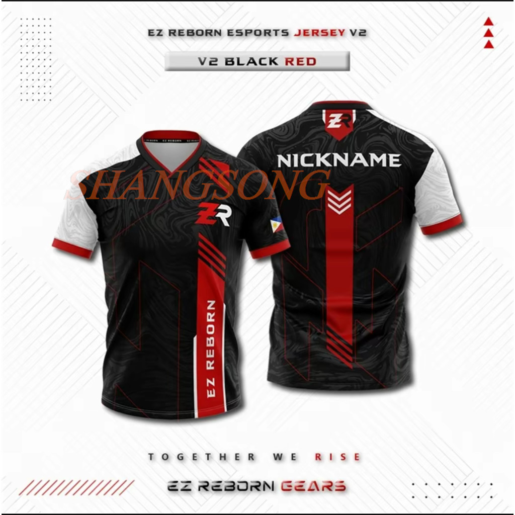 Esports jersey Ph Custom MI jersey Codm Game Esport Free Nickname EZR ...