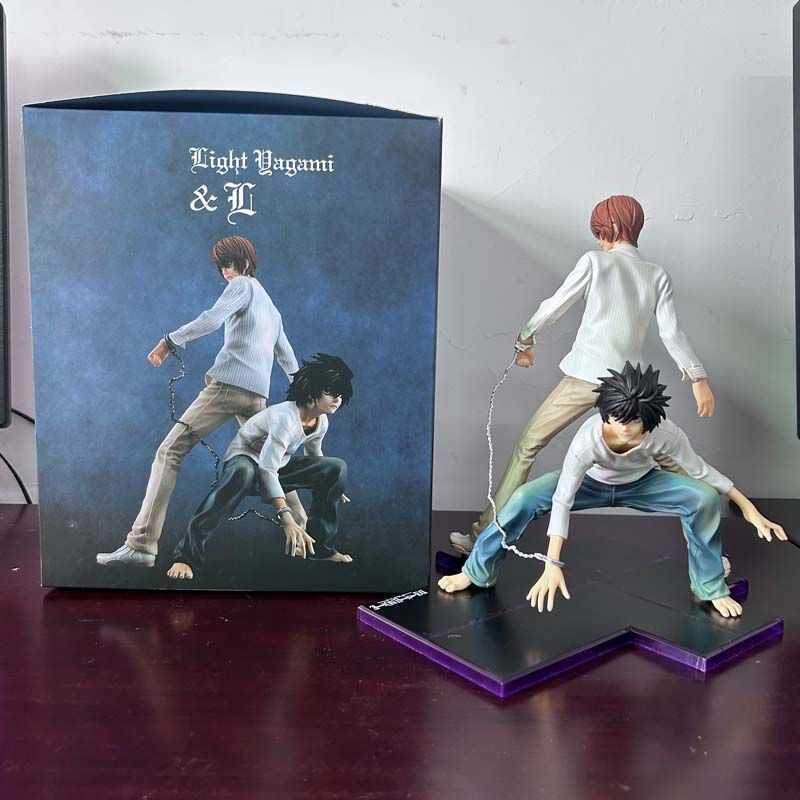 Death Note Figurine 10cm - L Lawliet E Yagami Light, Action Figure PVC Da Collezione, Decorazione Da Scrivania - 2