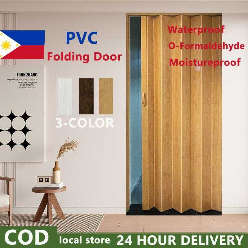 Temporary PVC Sliding Door Folding Partition For Bathroom & Room | CR ...