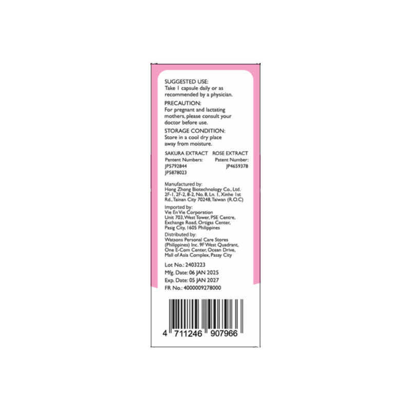 watsons glutathione + collagen 800mg 30 Capsules watsons glutathione with collagen [NEW