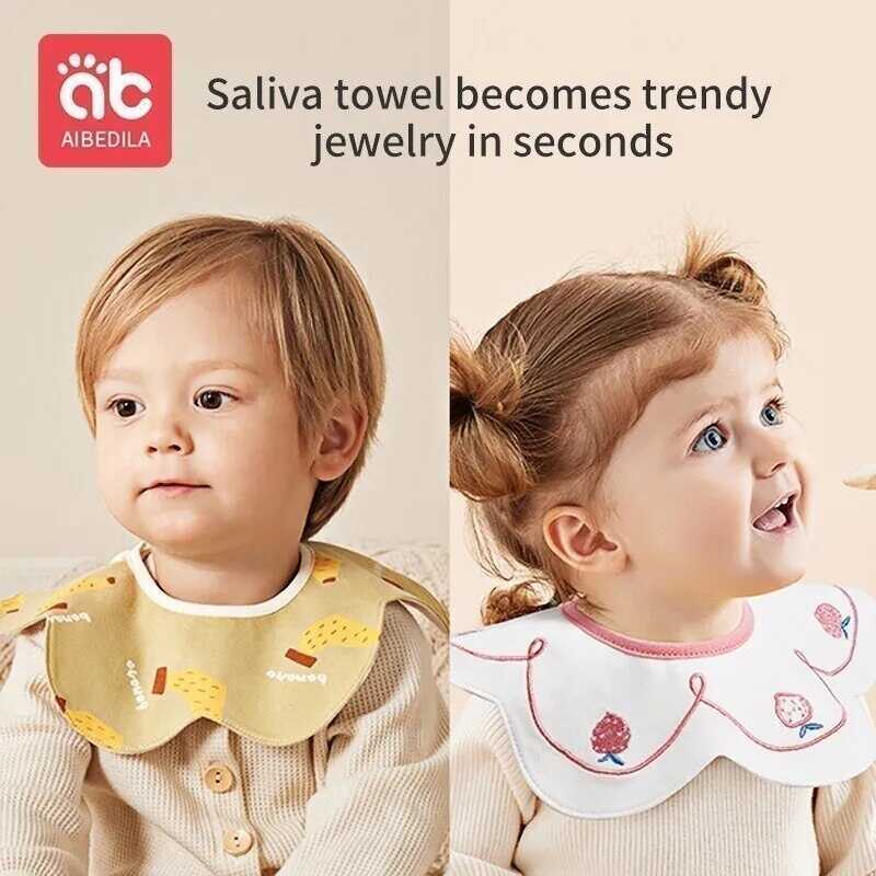 AIBEDILA Waterproof Baby Bibs For Feeding Boy Cotton Material With ...