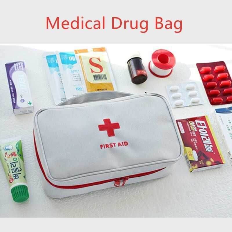 First Aid Empty Kit Pouch Home Office Medical Emergency Travel Rescue ...