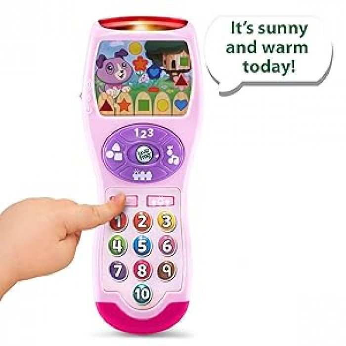 LeapFrog Violets Learning Lights Remote Pink Electronic Toy with Light ...