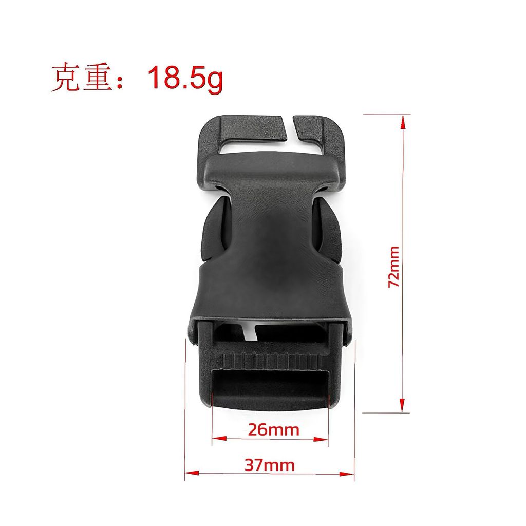 1/2pcsHigh-quality 2.5cm detachable vest buckle; snap-on backpack ...