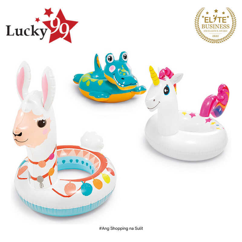 Intex Inflatable Animal Shapes Floating Swim Ring For Kids Outdoor Fun ...