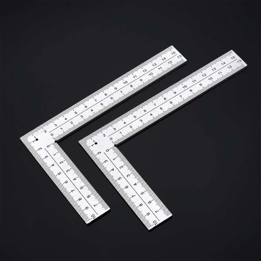 GEEBON Stainless Steel Carpenter L-Shape Square Angle Ruler Mini ...