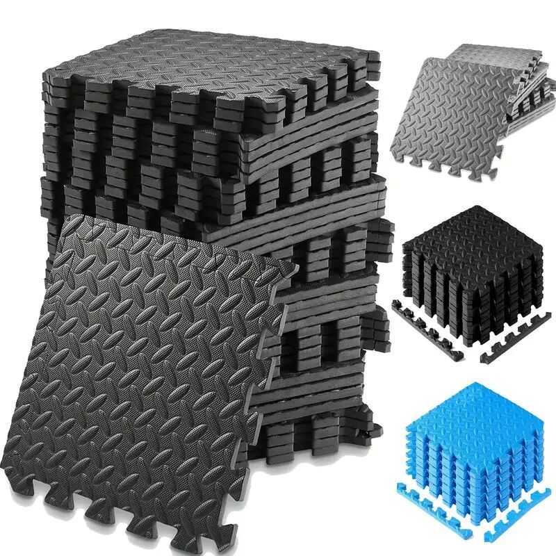 4/16Pcs EVA Foam Fitness Mat Waterproof Non-Slip And Washable Yoga ...