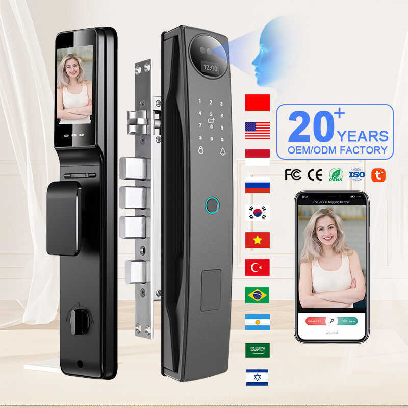 3D Face Identification Smart Lock Graffiti Smart Door Lock Household ...