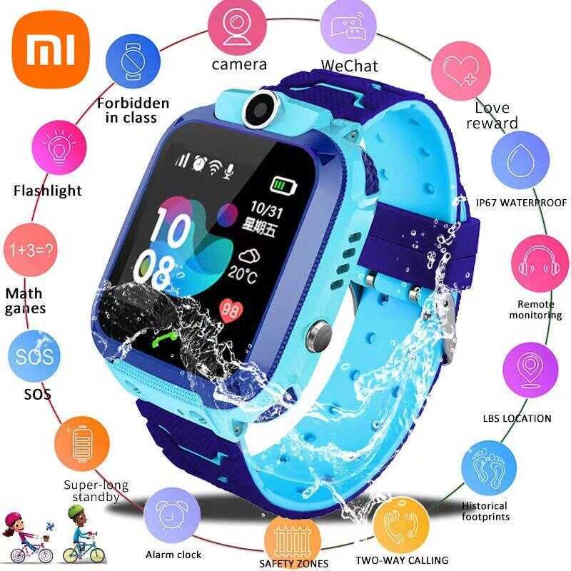 Xiaomi Kids Smart Watch SOS GPS Location Tracke Sim Card Call Child ...