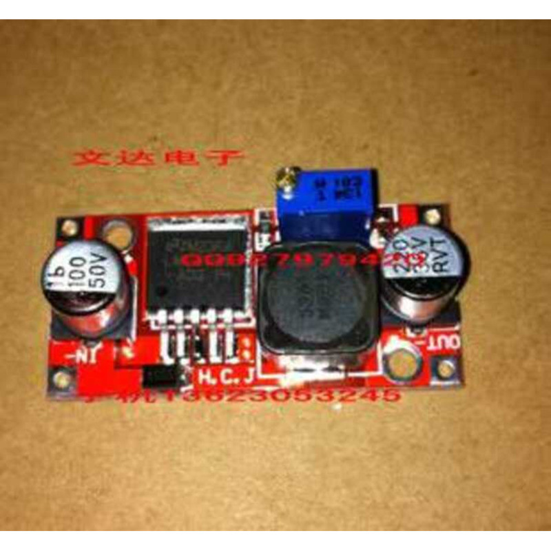 Small LM2596 Power C/C BUCK 3A Adjustable Step-Down Voltage Regulator ...