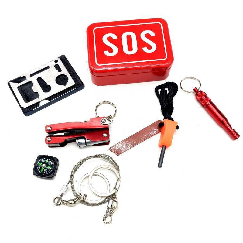 Lifesaving Car SOS Outdoor Self-Rescue Survival Gear Camping Multi ...