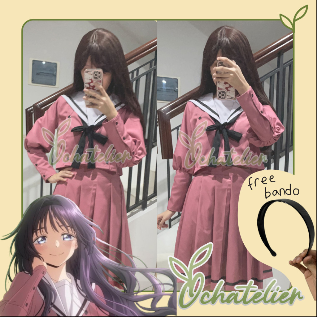 Seifuku Kaoruko Waguri Kaoru Hana wa Rin to Pocket Cosplay Costume ...