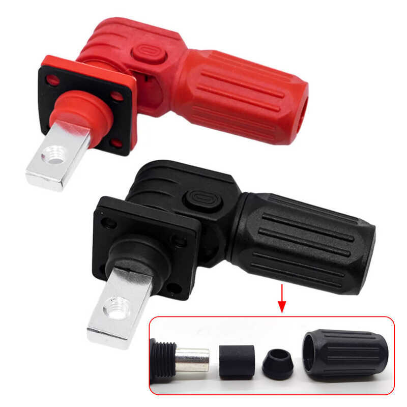 120A Battery Energy Storage Connector Quick Plug Copper Terminal Elbow ...