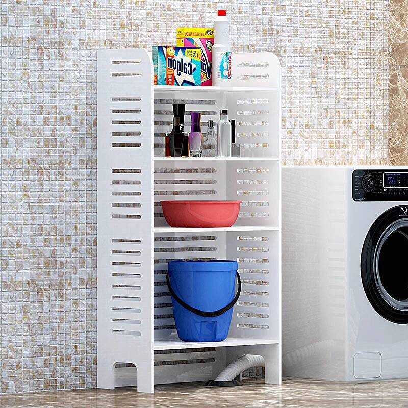 Washing Machine Storage Rack for Basin and Daily Supplies, Floor ...