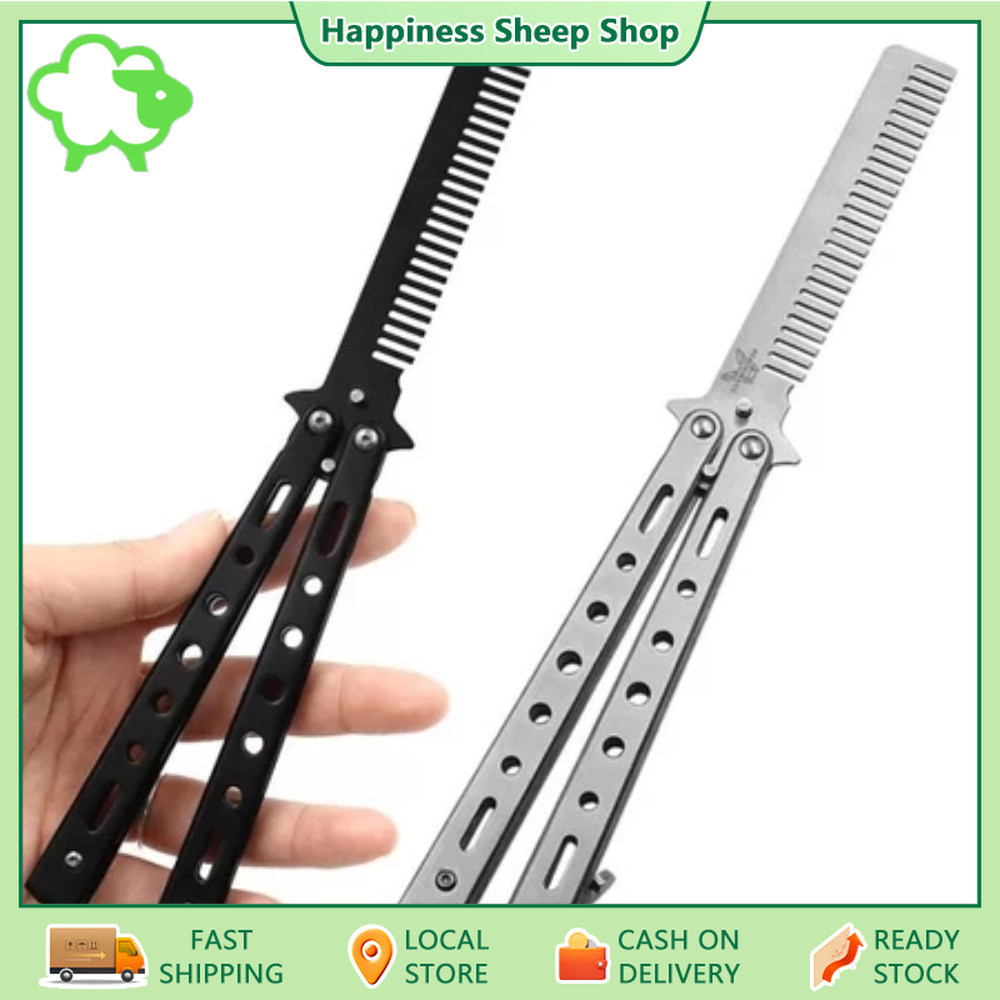 Stainless Butterfly Folding Comb Balicomb Foldable Stainless Steel ...