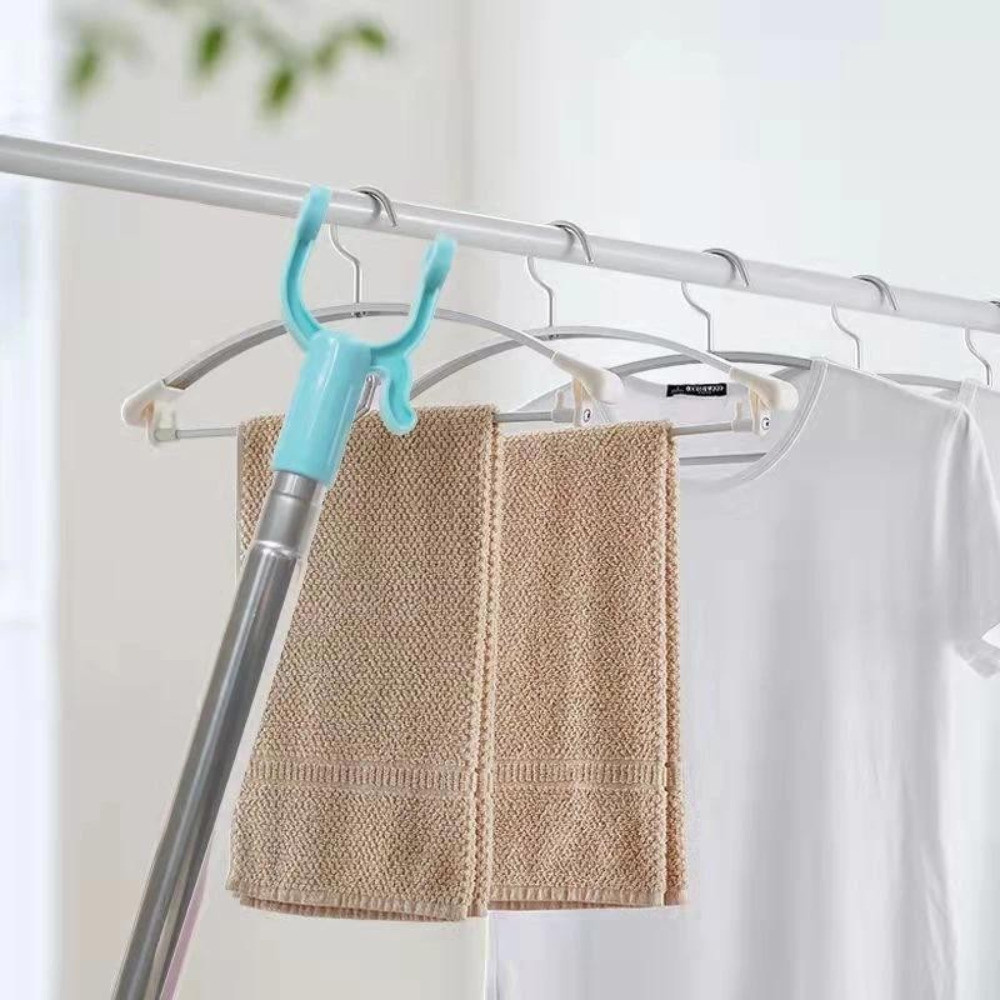 Stainless Steel Clothes Fork Clothes Rail Adjustable Clothes Pole Fork ...