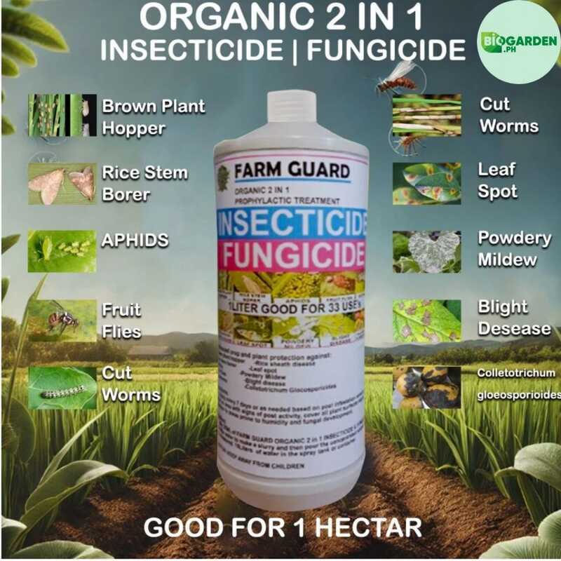FARMGUARD 2-IN-1 ORGANIC INSECTICIDE & FUNGICIDE [ FARM GUARD Premium ...